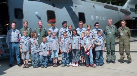 scouts voor vliegtuig